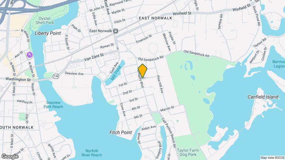 43 Gregory Blvd Map and Location Details