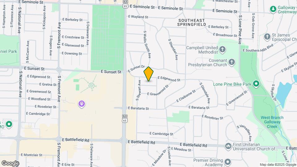 1911 E Gretna St Map and Location Details