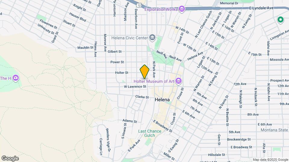 414 N Benton Ave Map and Location Details