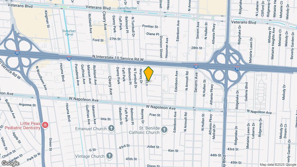 2401 Caswell Ln Mapa y Detalles de la Ubicación