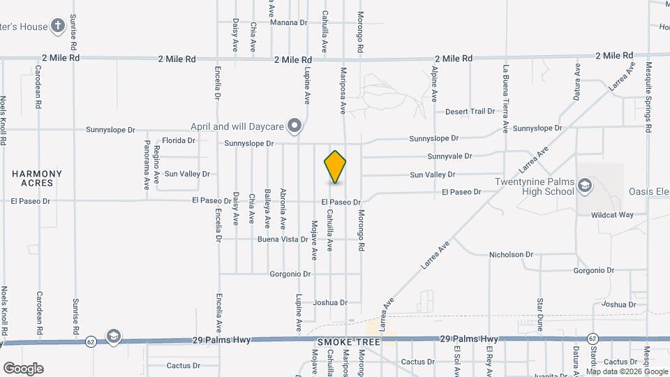 6067 Cahuilla Ave Mapa y Detalles de la Ubicación