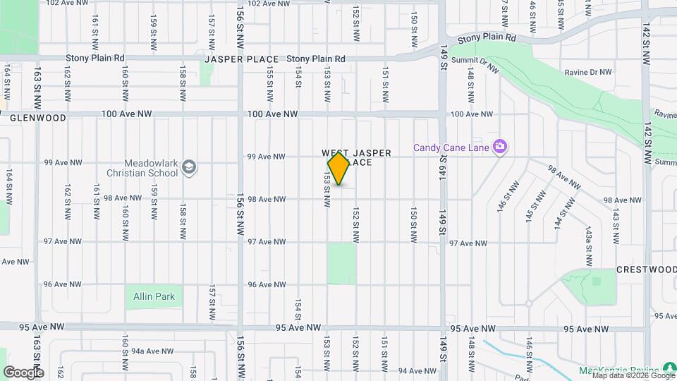 9805-9153 153 St NW Map and Location Details