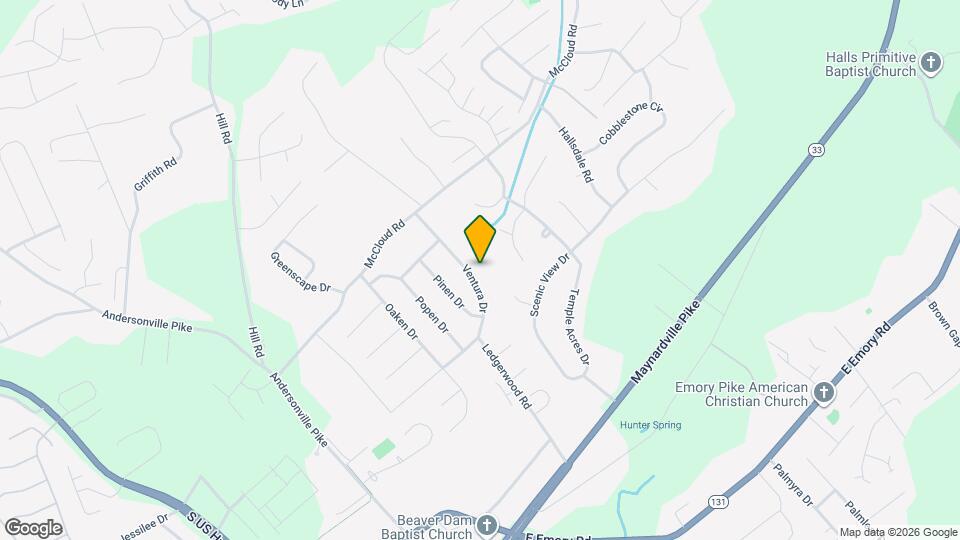 4520 Ventura Dr Map and Location Details