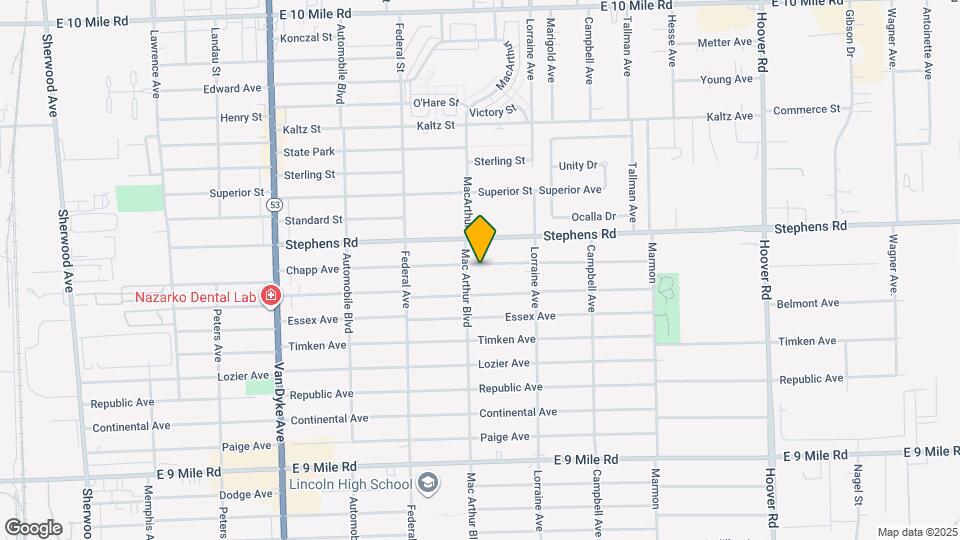 8628 Chapp Ave Map and Location Details