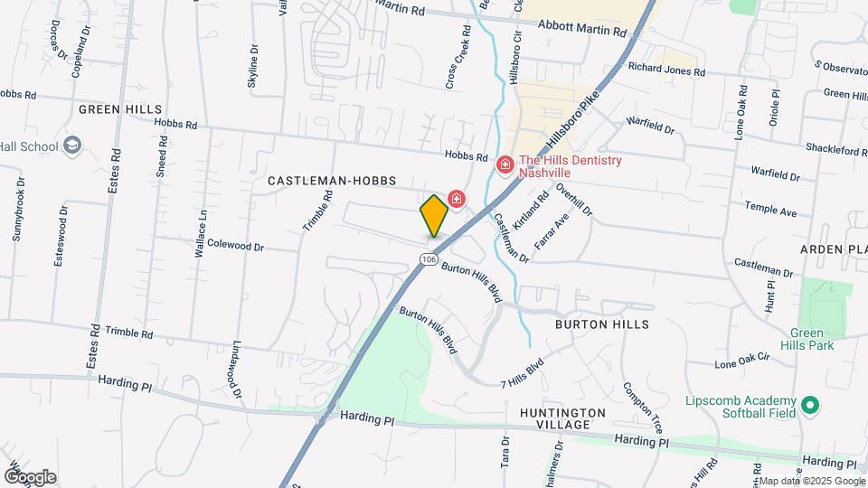 5025 Hillsboro Pike Map and Location Details