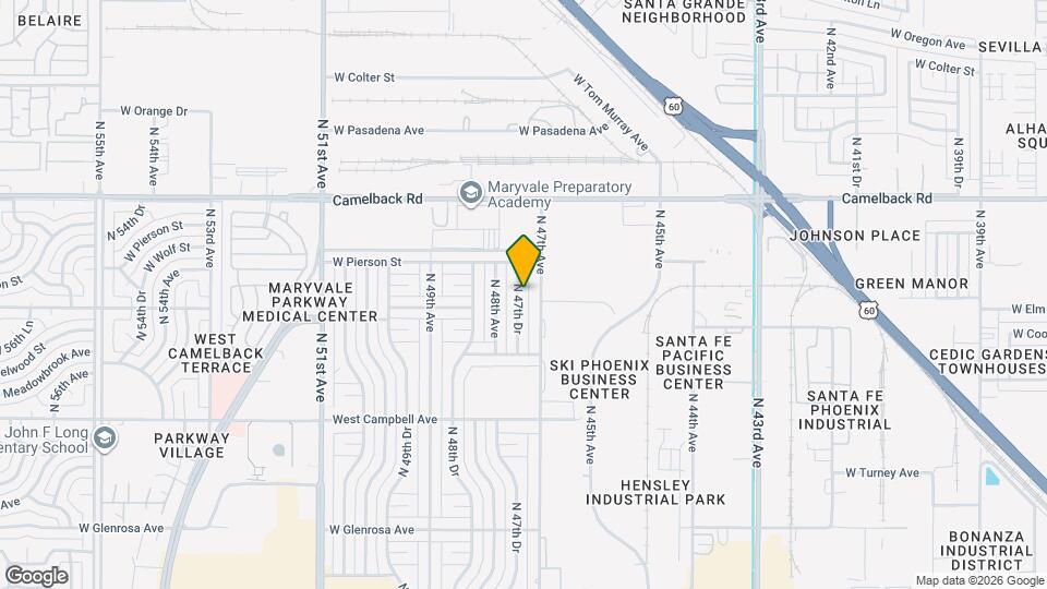 4717 N 47th Dr Map and Location Details