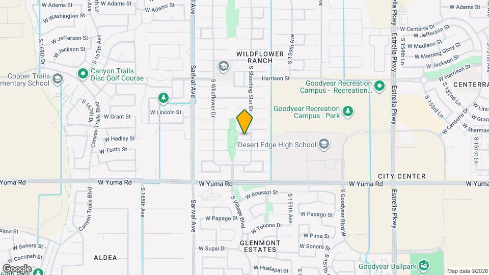 16116 W Hadley St Map and Location Details