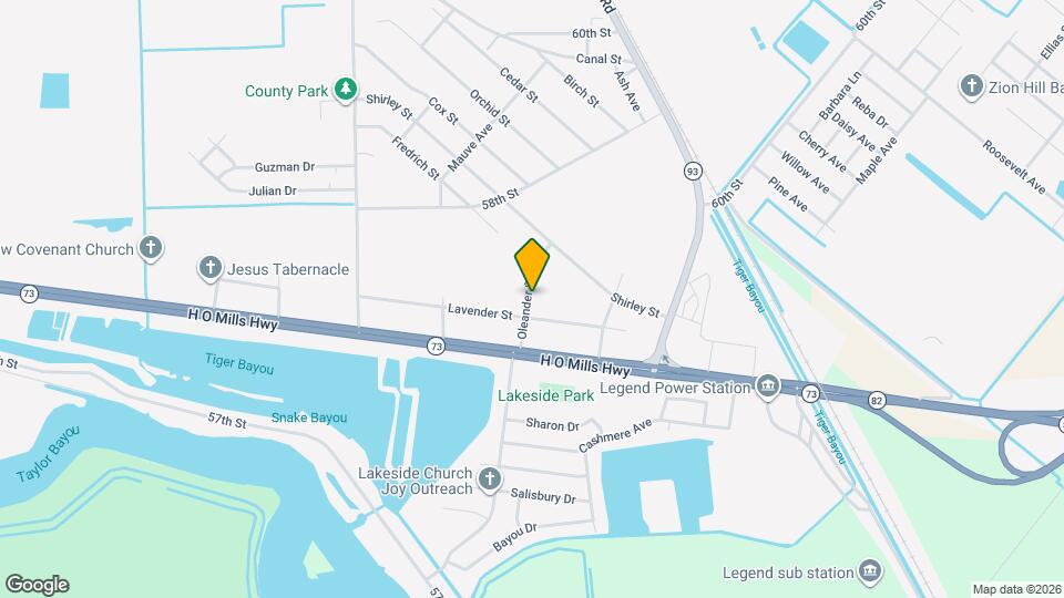 5840 Oleander St Mapa y Detalles de la Ubicación