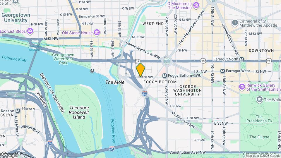 2518 I St NW Mapa y Detalles de la Ubicación