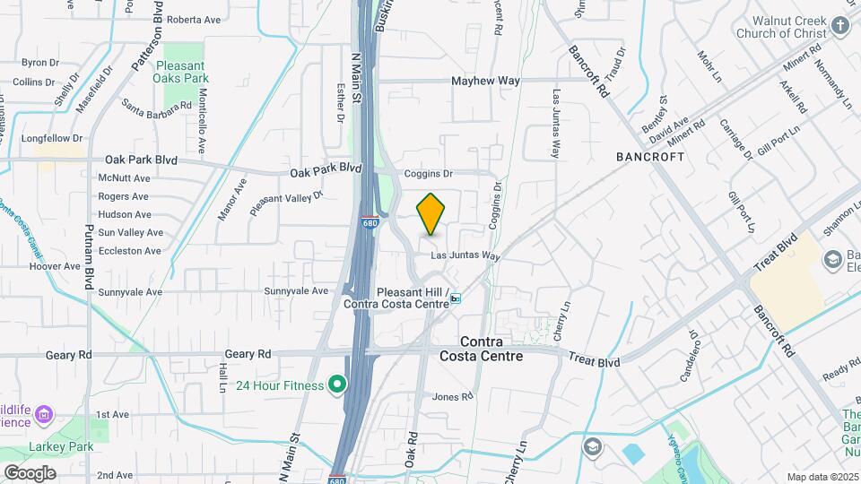 1370 Las Juntas Way Map and Location Details