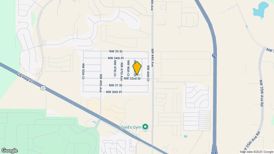 3203 NW 45th Ct Map and Location Details