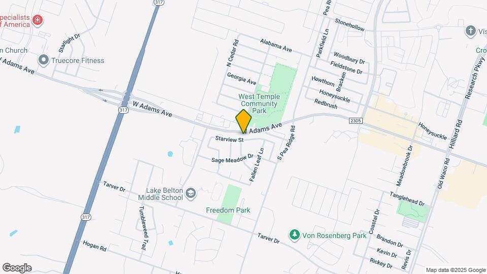 8510 Starview St Map and Location Details