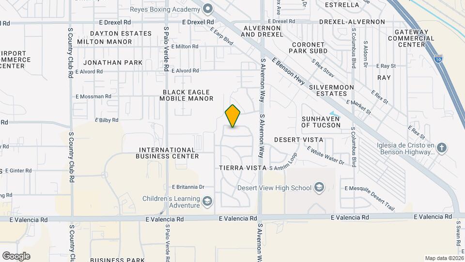 6110 S Earp Wash Ln Map and Location Details