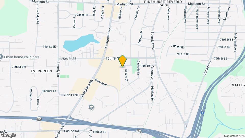 7610 Rainier Dr Map and Location Details