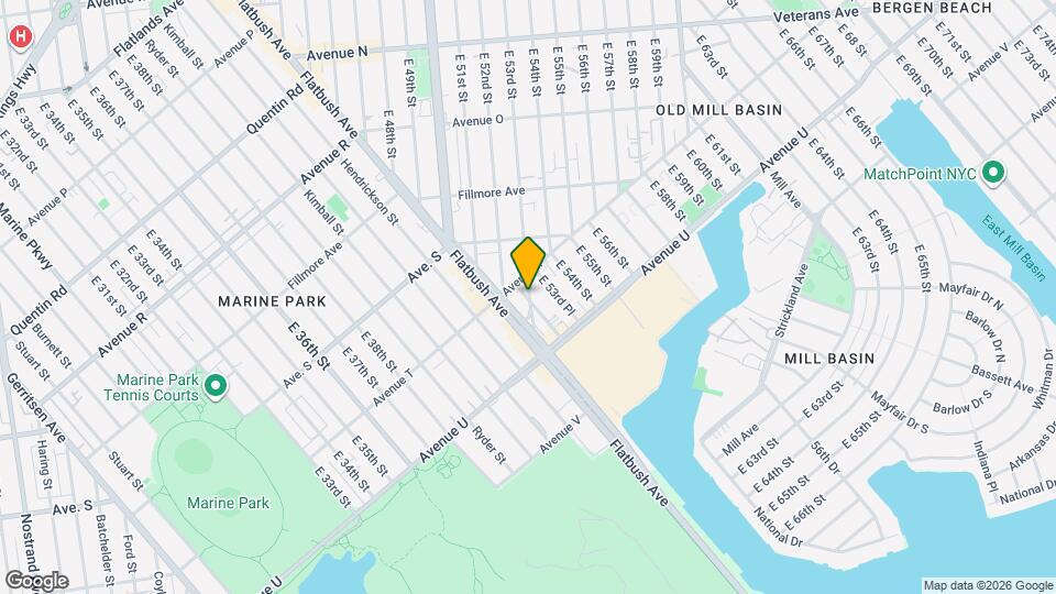 2022 E 53rd St, Unit D1 Map and Location Details