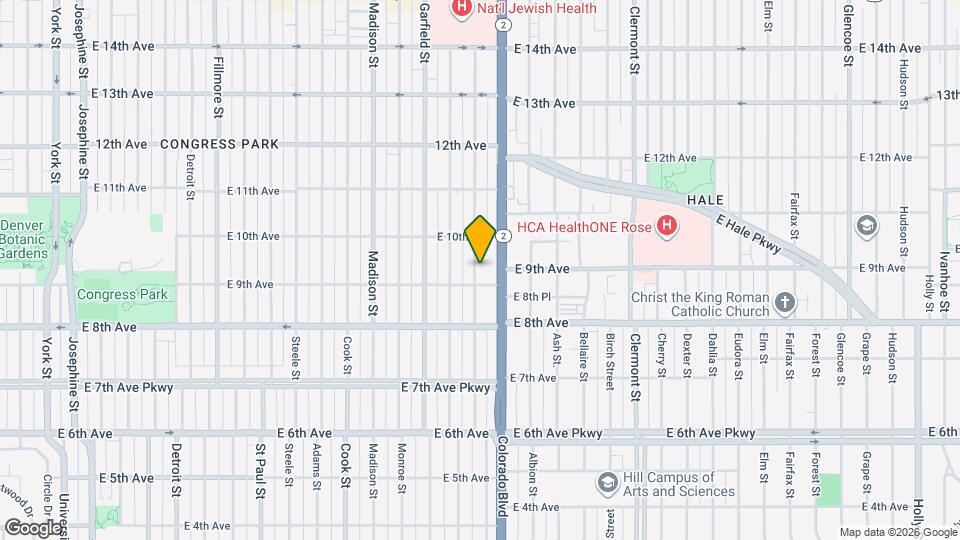 901 Colorado Blvd Map and Location Details