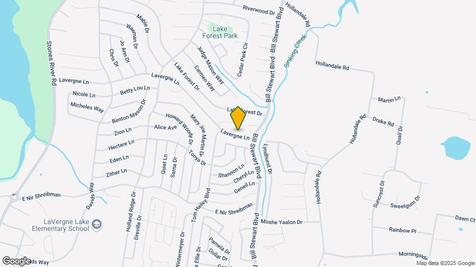 834 Lavergne Ln Map and Location Details