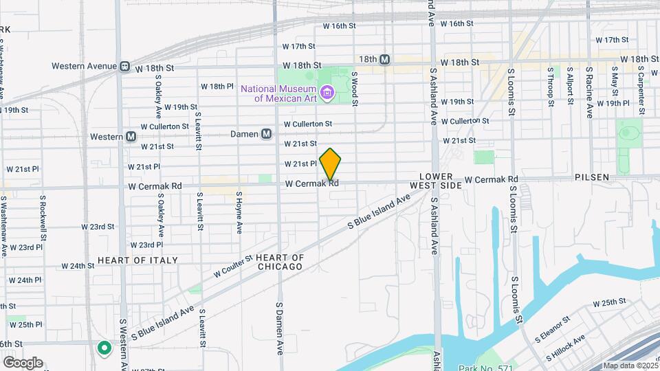 1839 W Cermak Rd Map and Location Details