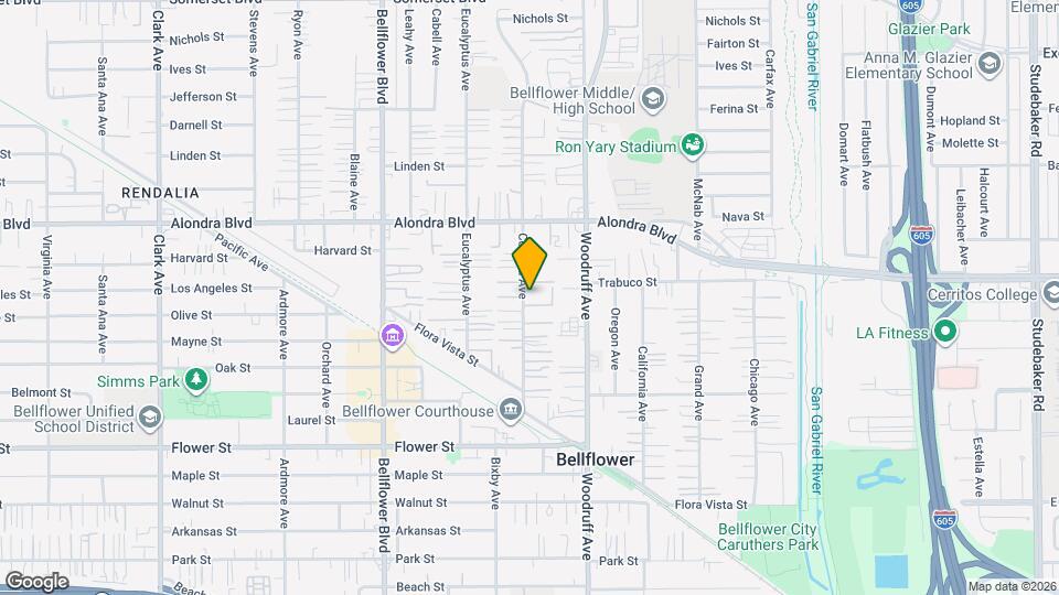 16220 Cornuta Ave, Unit 1 Bed 1 Bath Map and Location Details
