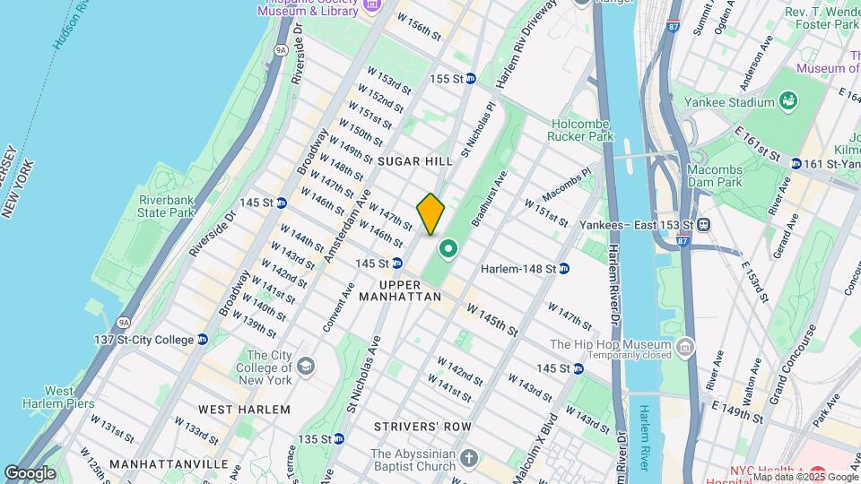 291 Edgecombe Ave Mapa y Detalles de la Ubicación