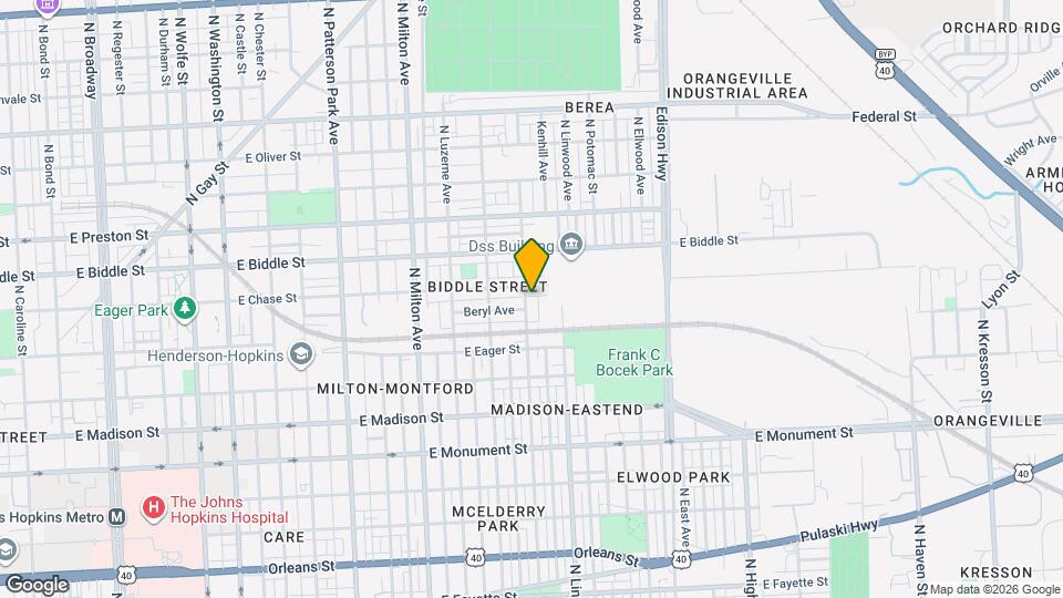 1053 N Kenwood Ave Map and Location Details