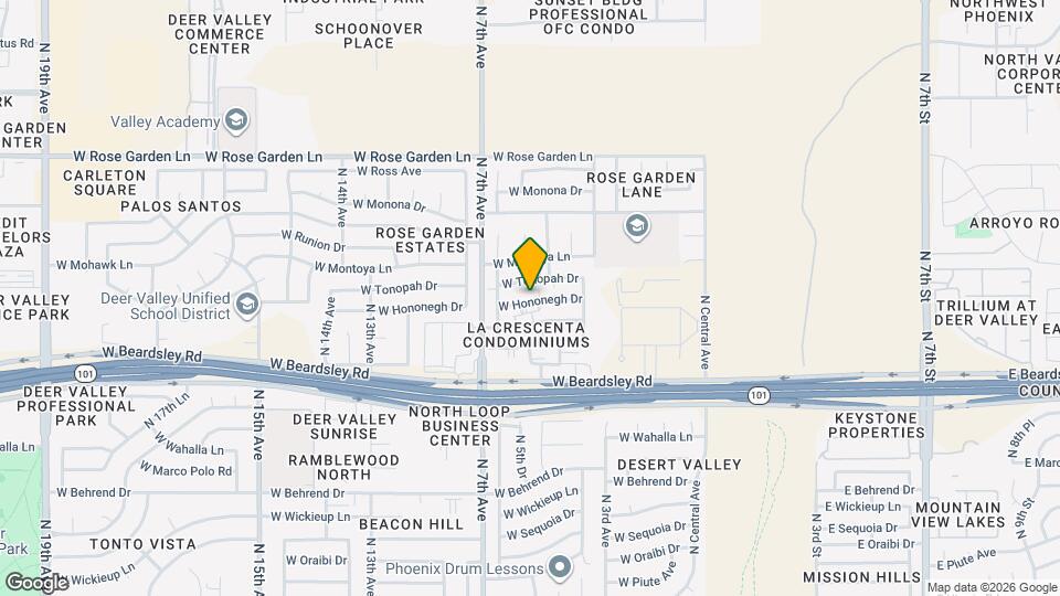 520 W Hononegh Dr Mapa y Detalles de la Ubicación