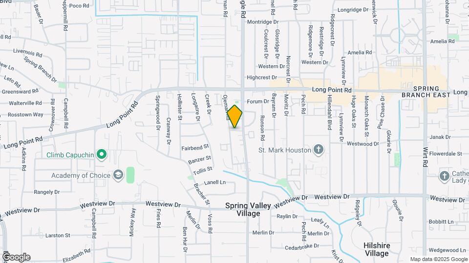 1643 Bingle Rd Map and Location Details