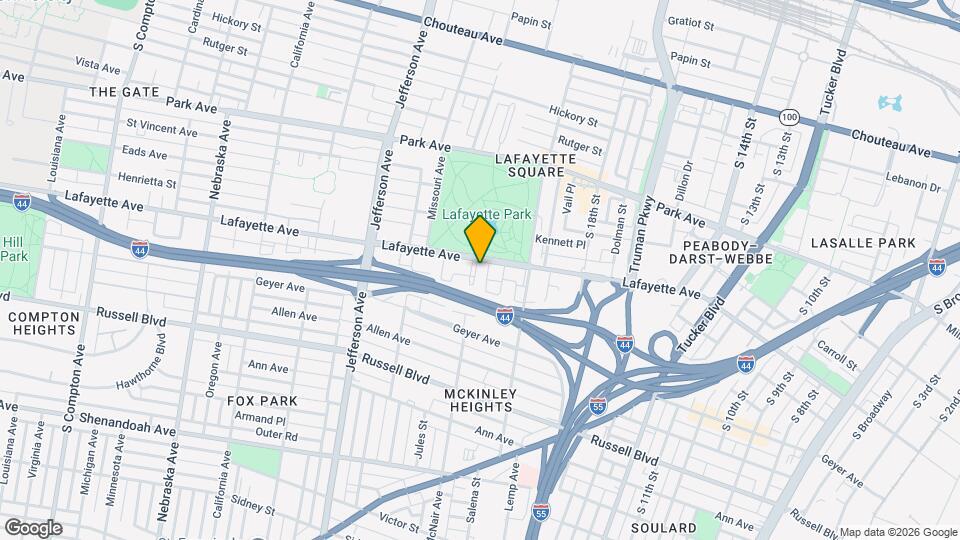 2056 Lafayette Ave, Unit 2w Map and Location Details