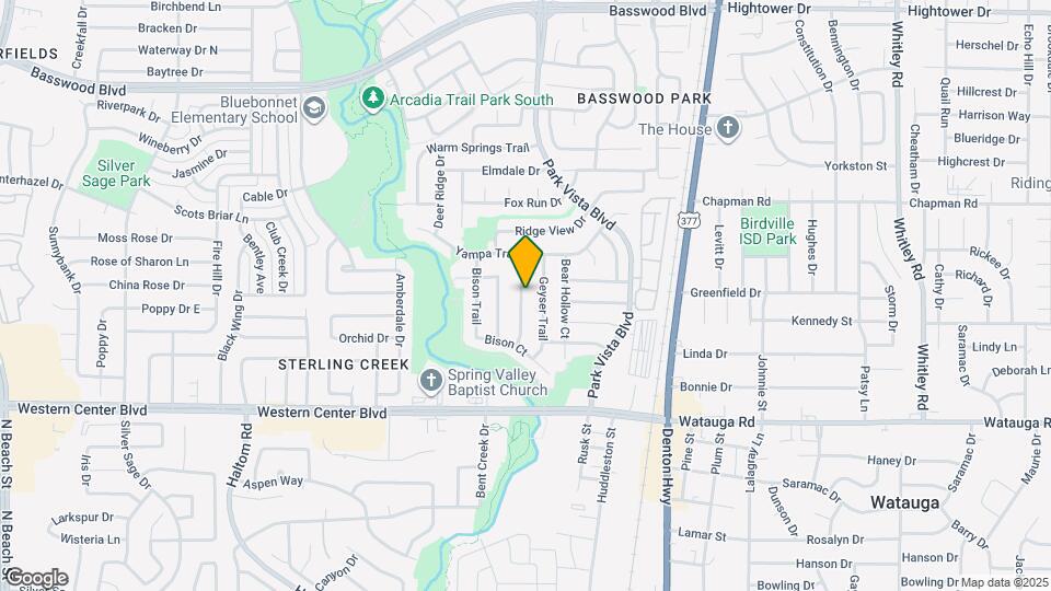 6740 Red Rock Trail Map and Location Details