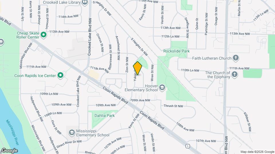 11041 Yukon St NW Mapa y Detalles de la Ubicación