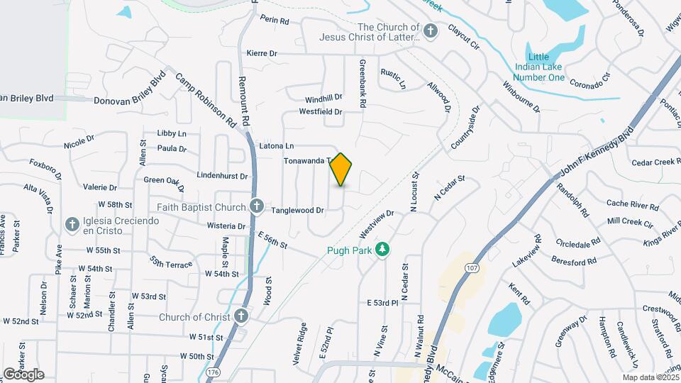 5801 Hacienda Dr Map and Location Details