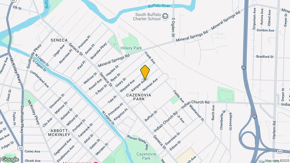 105 Kamper Ave-Unit -Upper Map and Location Details
