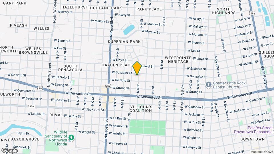 1013 N K St Map and Location Details