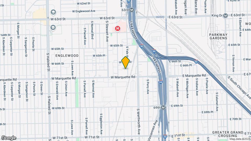 6630 S Yale Ave Map and Location Details