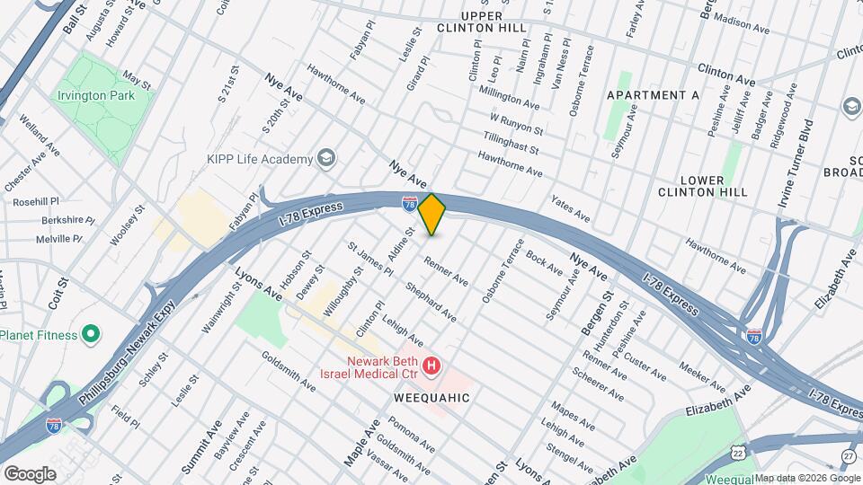 240 Clinton Pl Map and Location Details