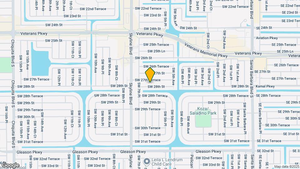 619 SW 28th St Map and Location Details