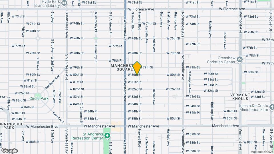 1706 W 80th St Mapa y Detalles de la Ubicación