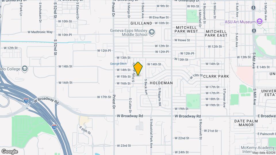 1207 W 15th St Map and Location Details