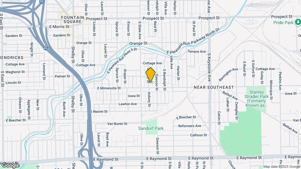1641 Asbury St Map and Location Details