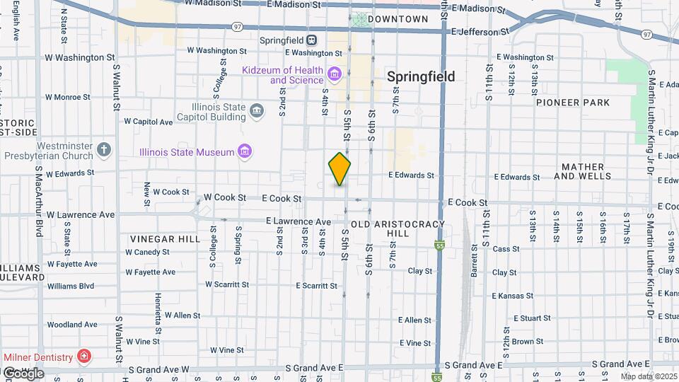 625 S 5th St Map and Location Details