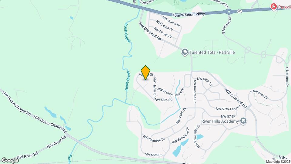 11206 NW Rush Creek Cove Map and Location Details