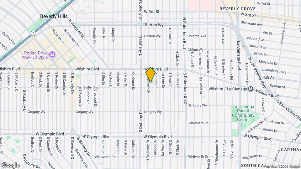 152 S Wetherly Dr Map and Location Details