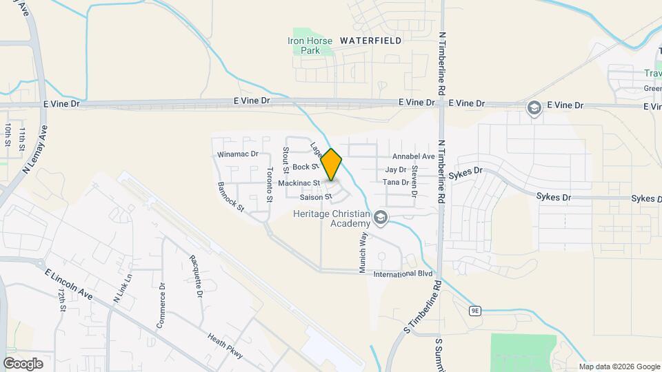 2221 Mackinac St Map and Location Details