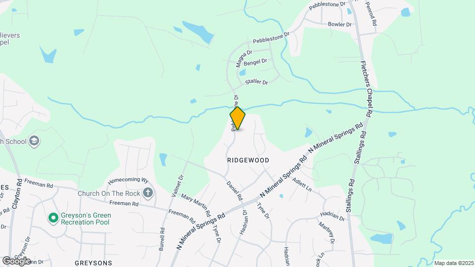 216 Pebblestone Dr Mapa y Detalles de la Ubicación