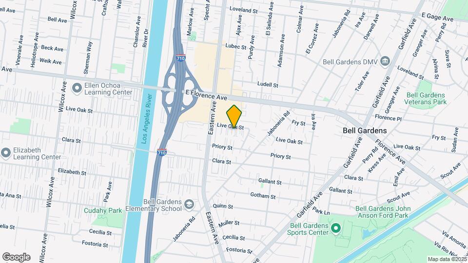5818-5826 Live Oak St Map and Location Details