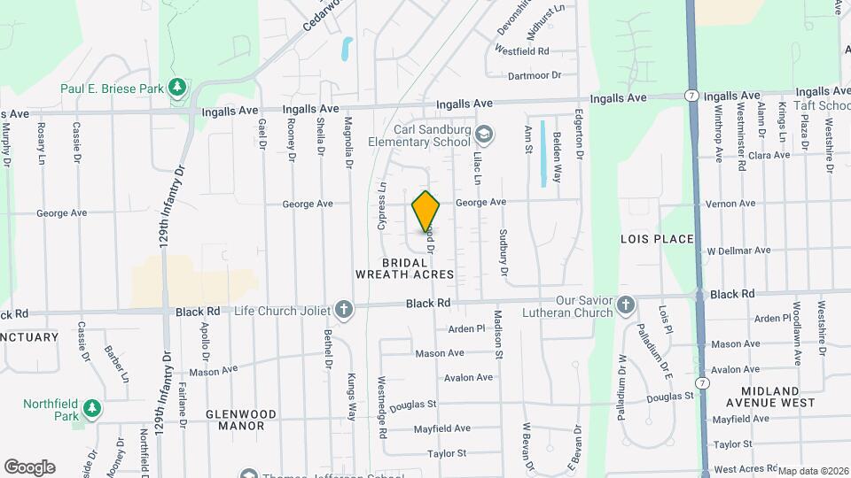 905 Brentwood Dr Map and Location Details