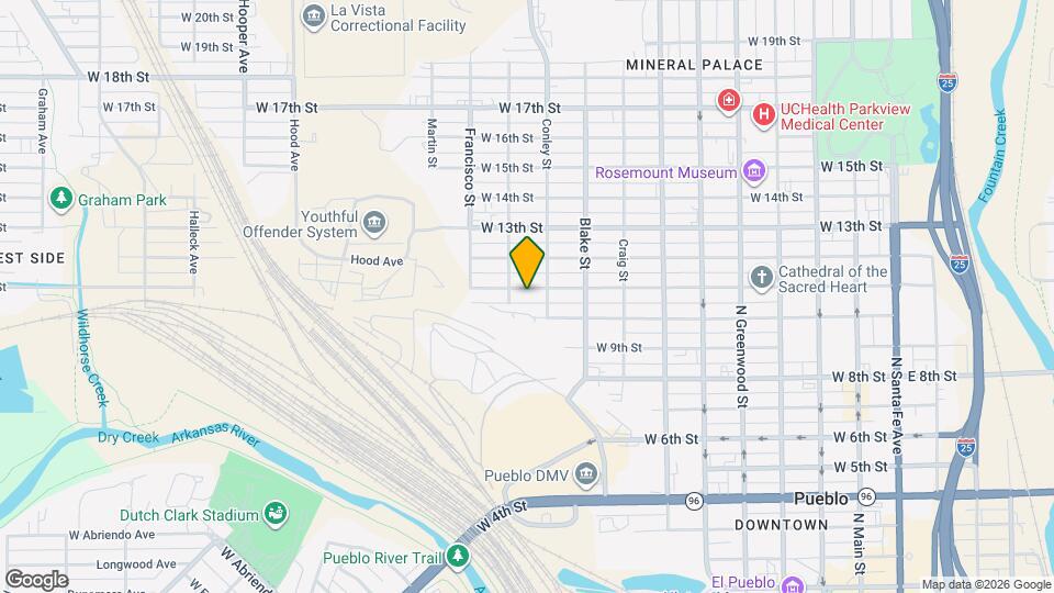 1012 W 11th St Map and Location Details