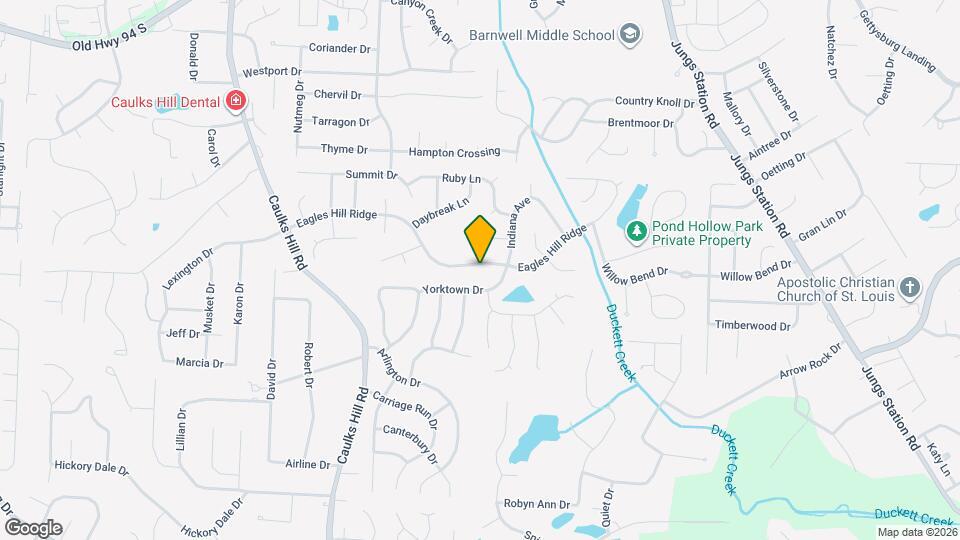 3515 Eagles Hill Ridge Mapa y Detalles de la Ubicación