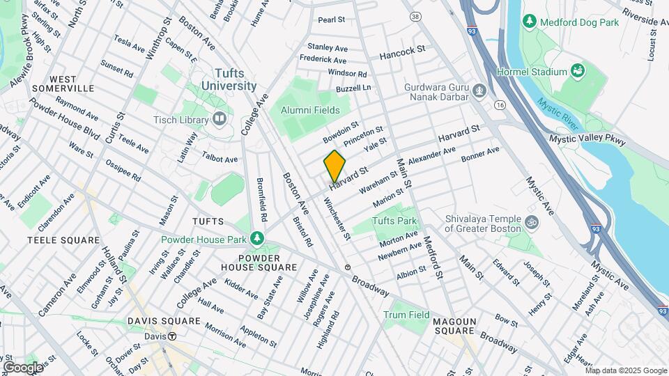 266 Harvard St, Unit 1 Map and Location Details