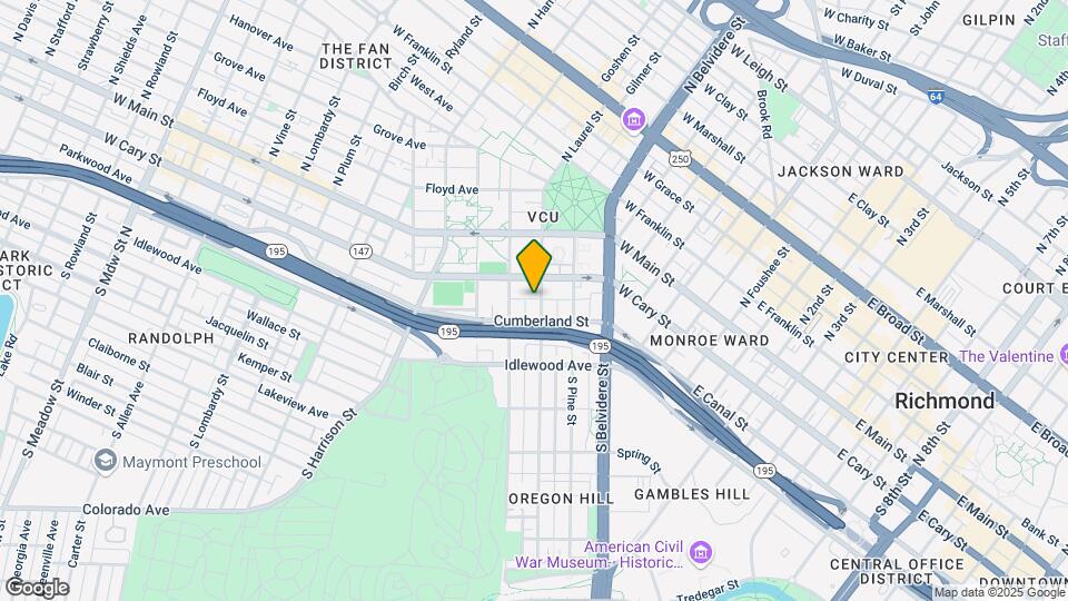 112 S Laurel St Map and Location Details